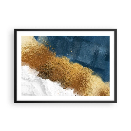 Affisch i svart ram - Sommarens färger - 70x50 cm