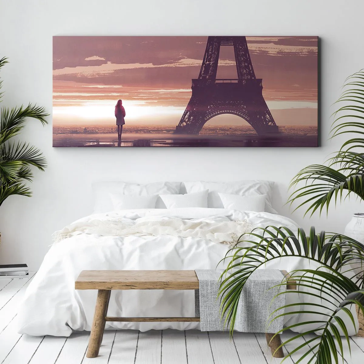 Canvastavla - Bild på duk - Bara de två - 100x40 cm