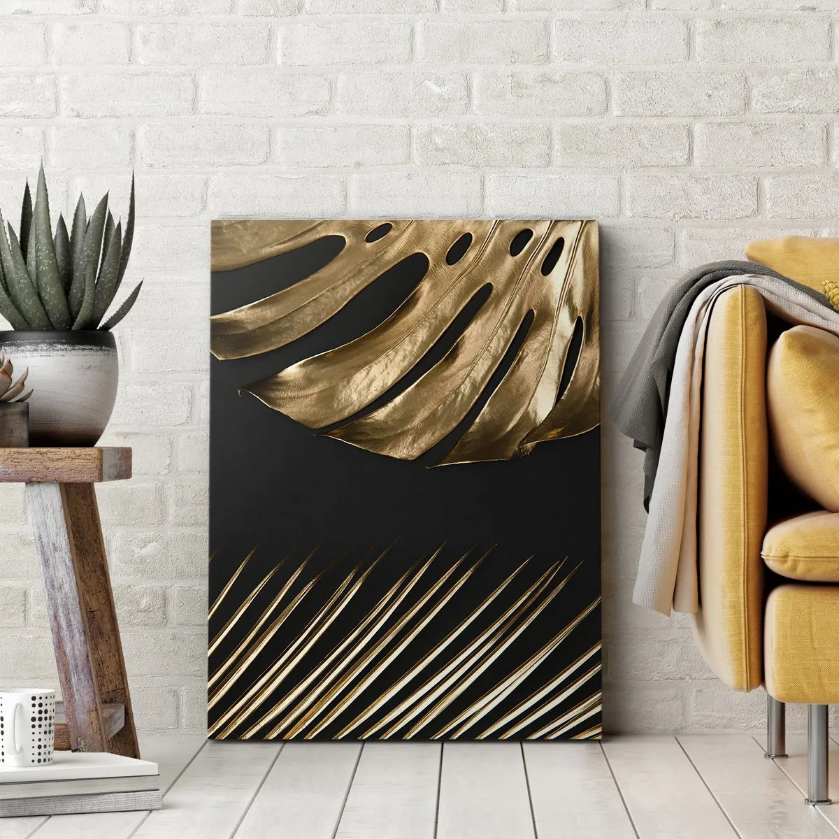 Canvastavla - Bild på duk - Olika men lika dyra - 50x70 cm