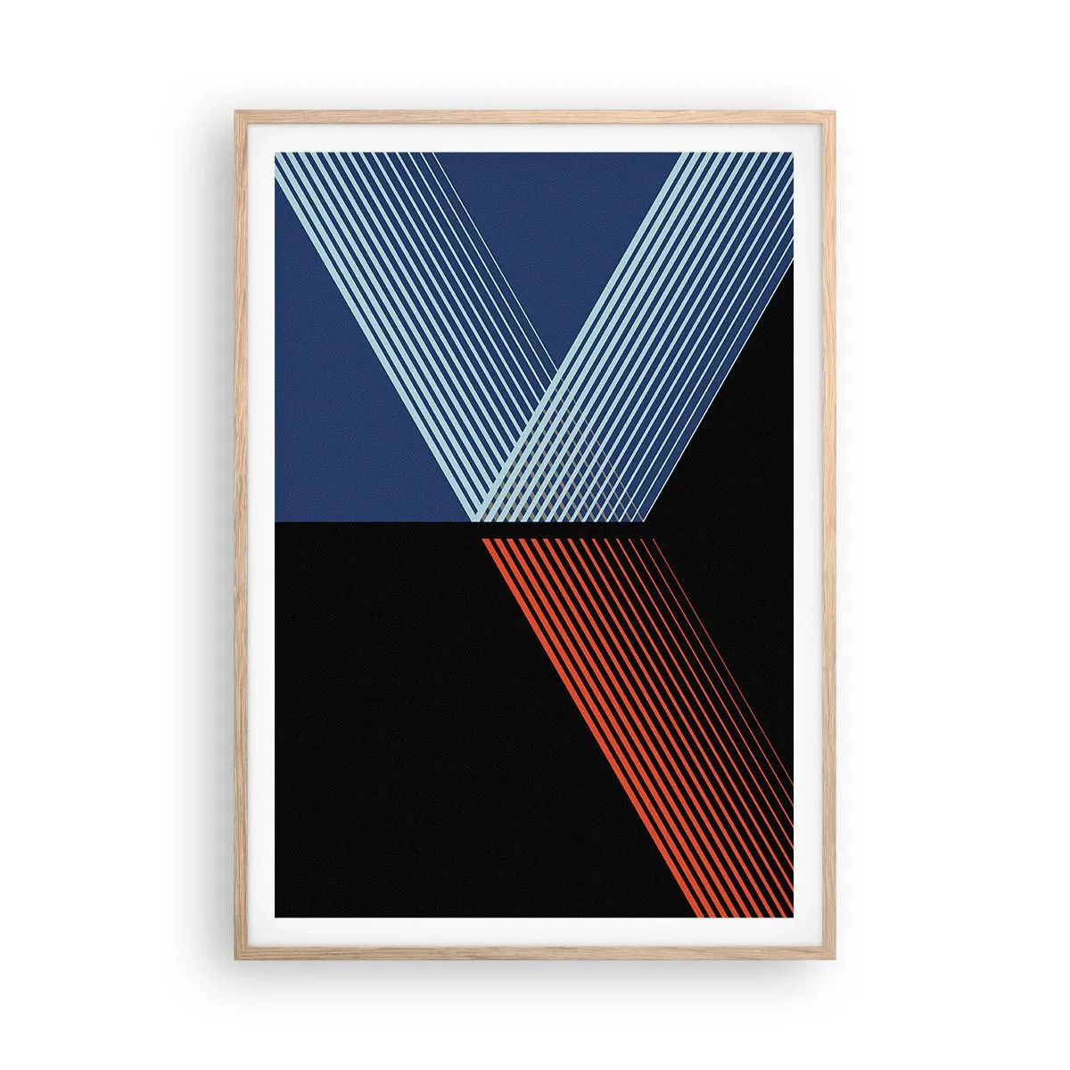 Affisch i ram av ljusek - Enkel historia - 70x100 cm