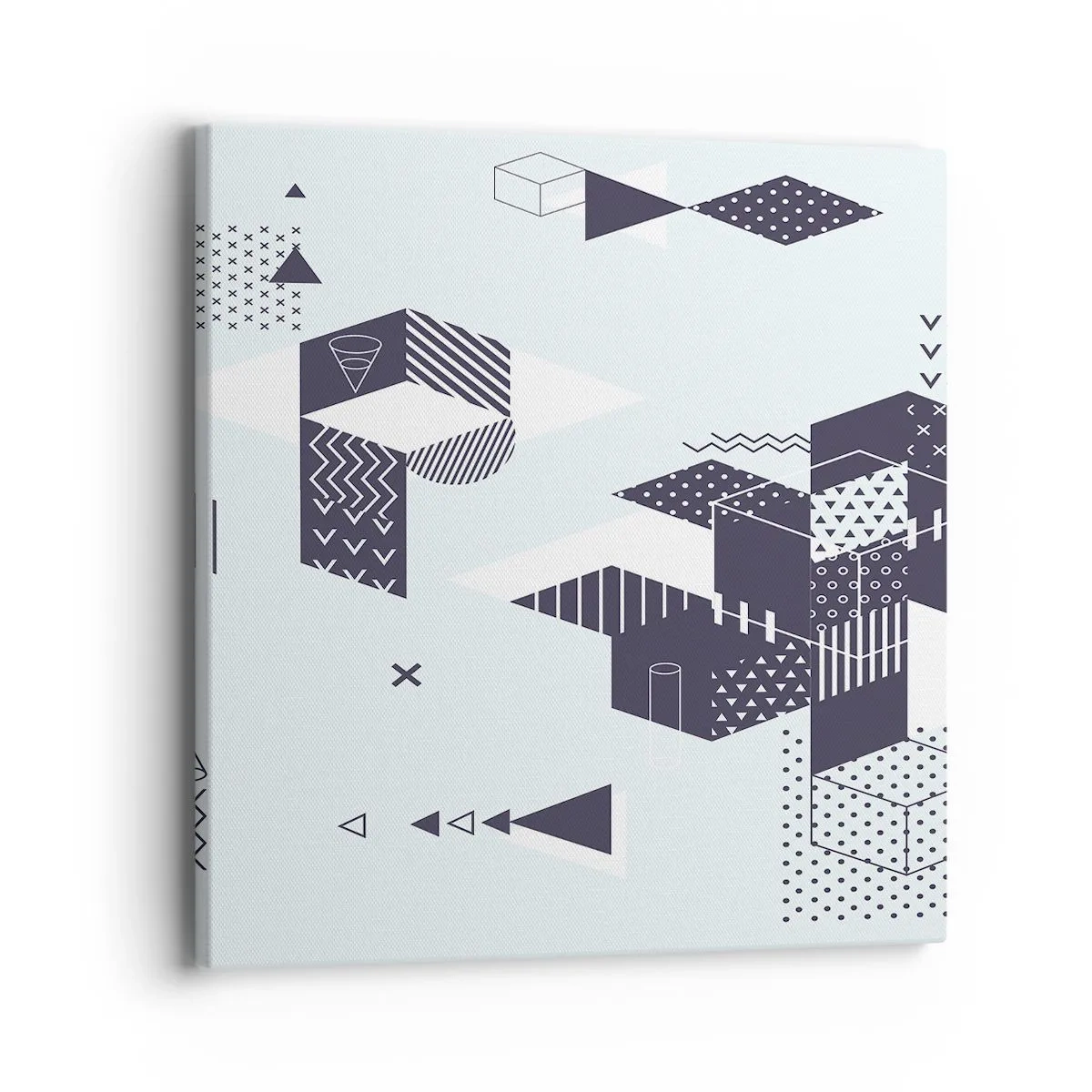 Canvastavla - Bild på duk - I matematikerns själ - 40x40 cm