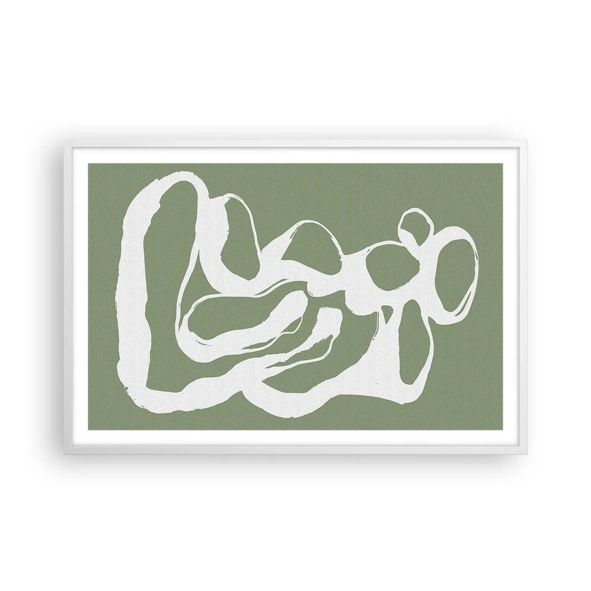 Affisch i vit ram - Rymdens kallelse - 91x61 cm