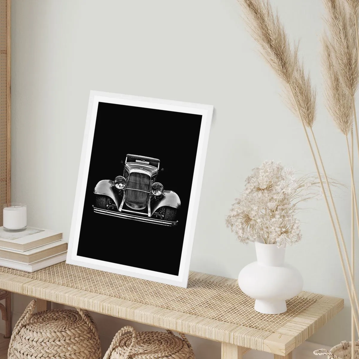 Affisch i vit ram - En sann gentleman - 50x70 cm