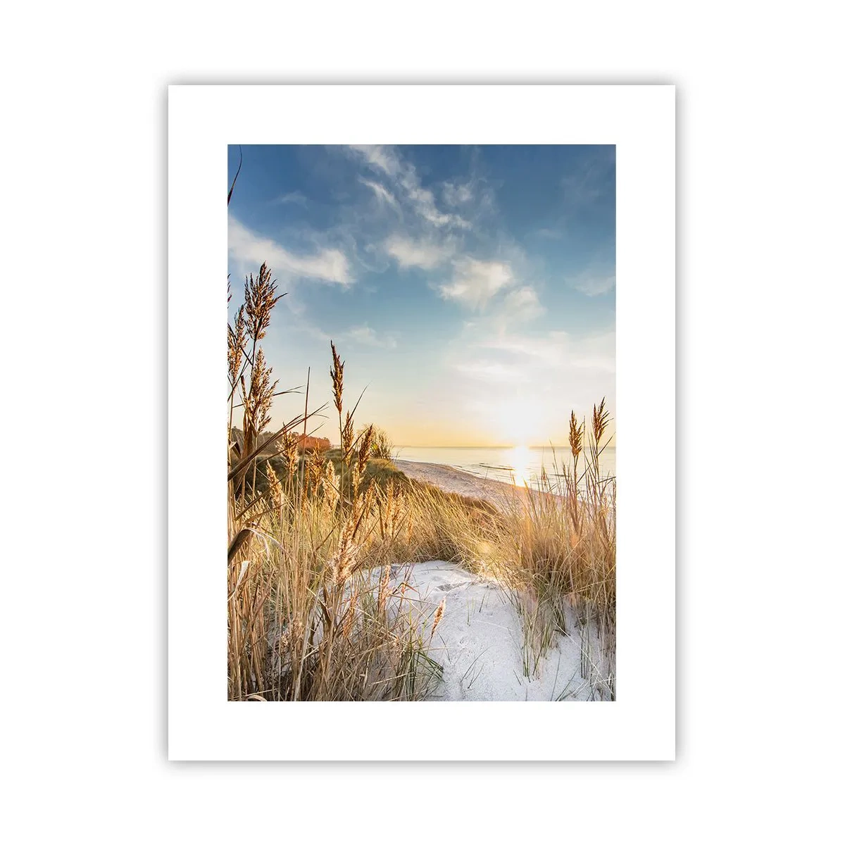 Affisch - Nordlig strand - 30x40 cm