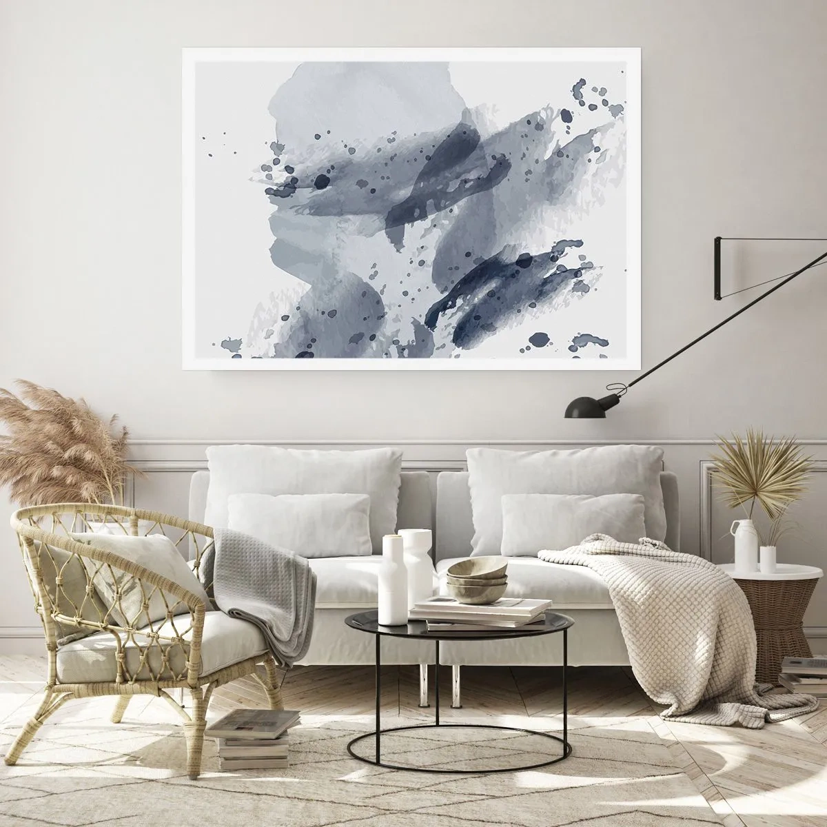 Affisch - Studie om vattnets natur - 91x61 cm