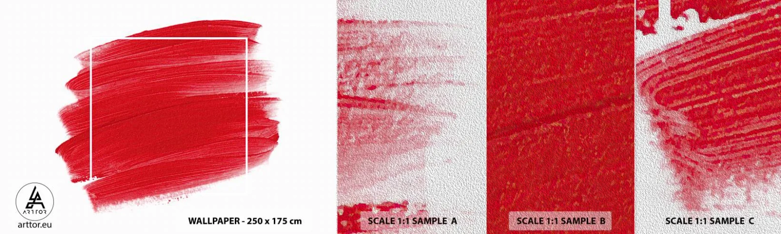 Provbit av fototapet Premium Sand - Utanför ramen - Abstraktion, Bit, Minimalism - 100x30 cm