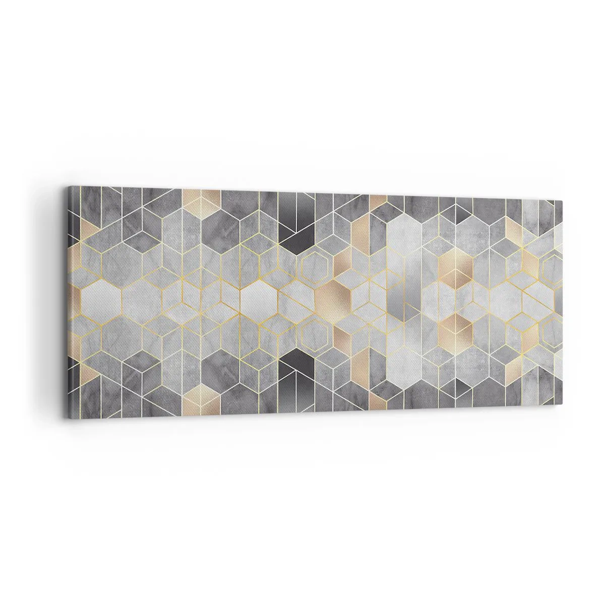 Canvastavla - Bild på duk - Diamantkomposition - 100x40 cm