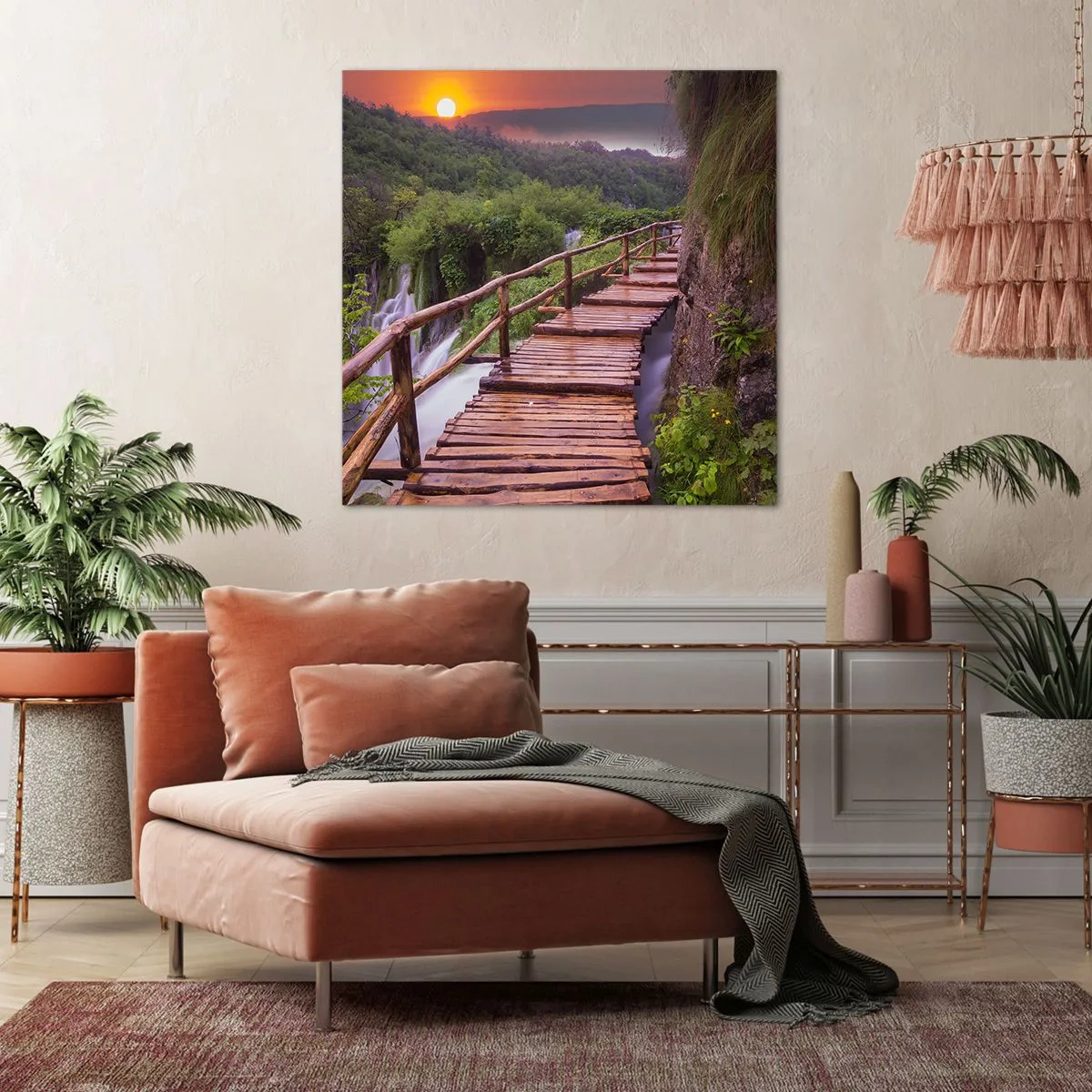 Canvastavla - Bild på duk - Otrolig skönhet - 60x60 cm