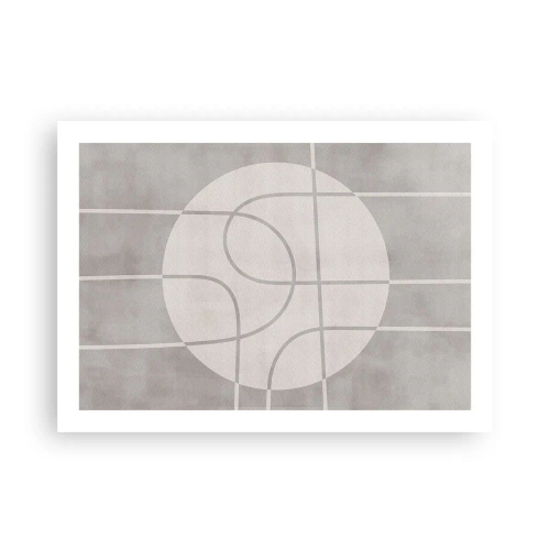 Affisch - Cirkulärt och rakt fram - 70x50 cm