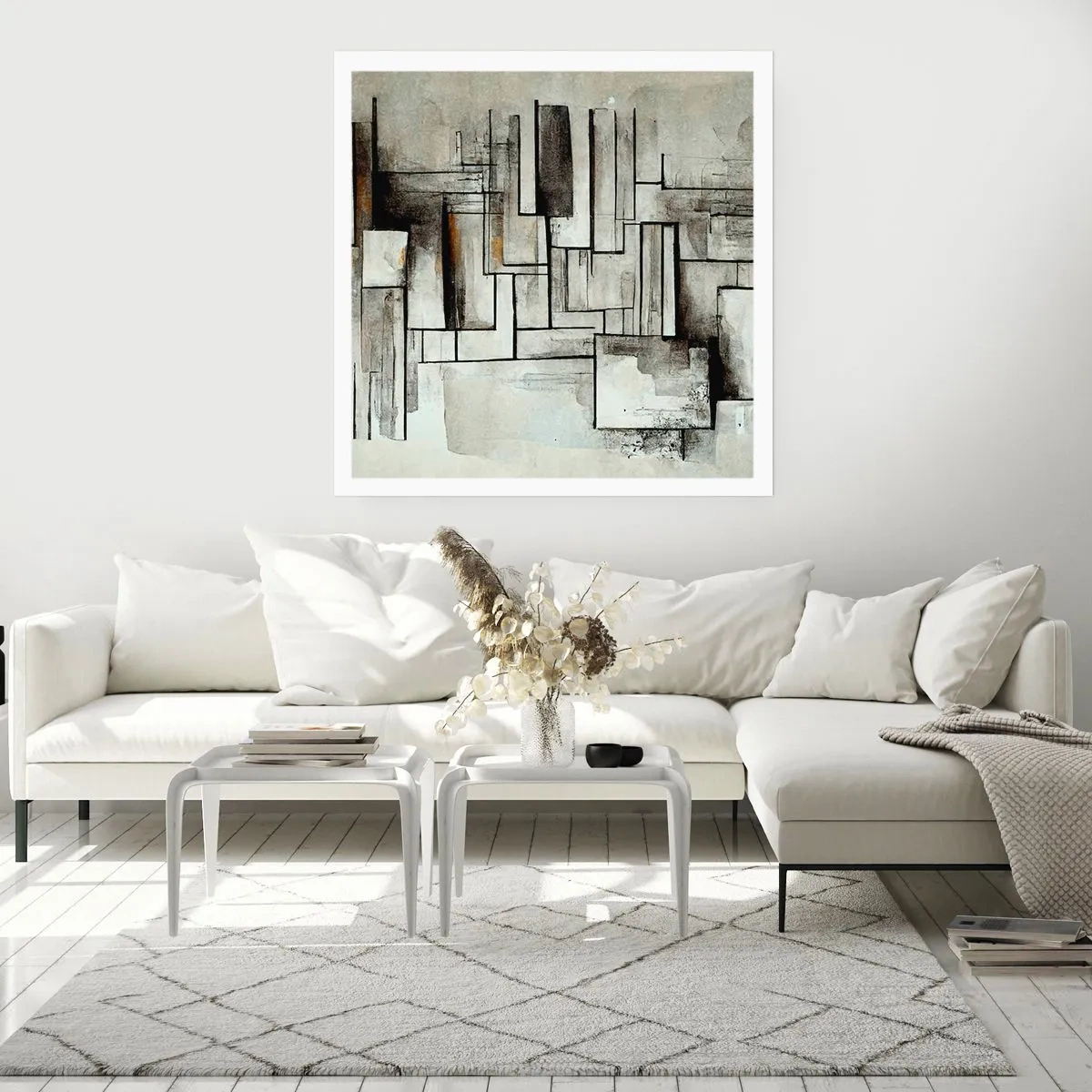 Affisch - Kraften i enkelhet - 60x60 cm