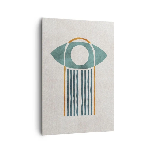Canvastavla - Bild på duk - Tecken och ritualer - 70x100 cm