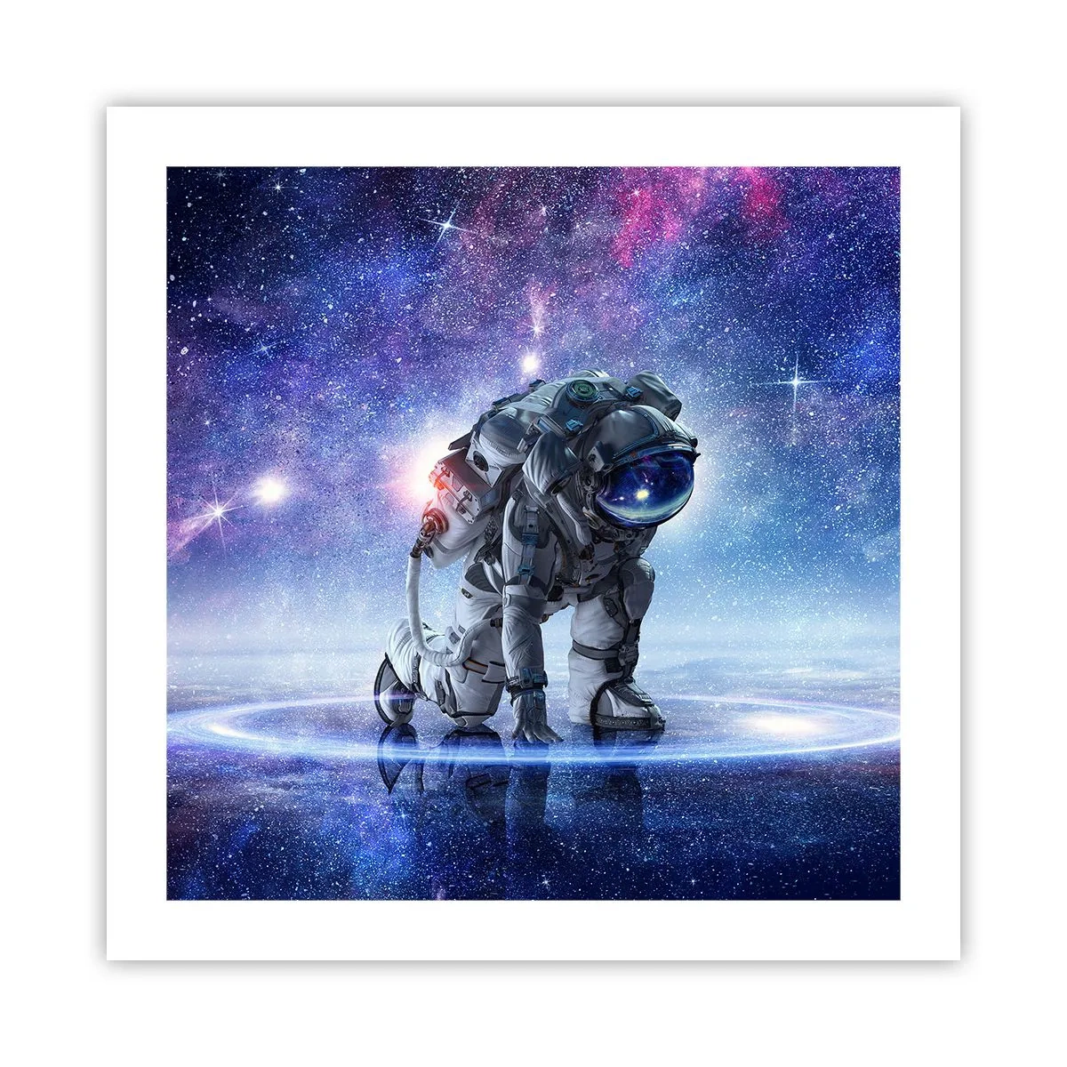 Affisch - Stjärnig himmel över mig - 50x50 cm