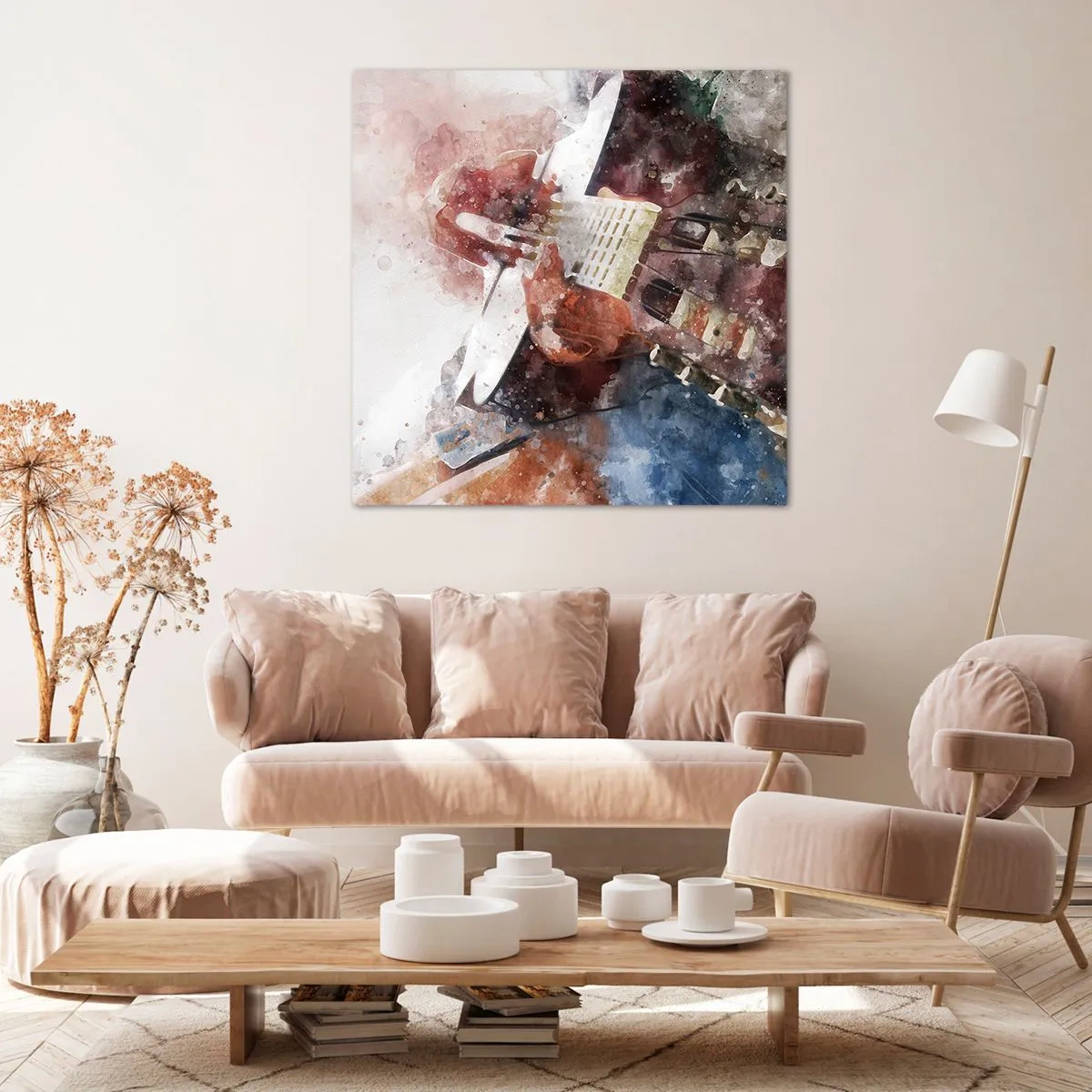 Canvastavla - Bild på duk - Vad tycker du om det? - 70x70 cm