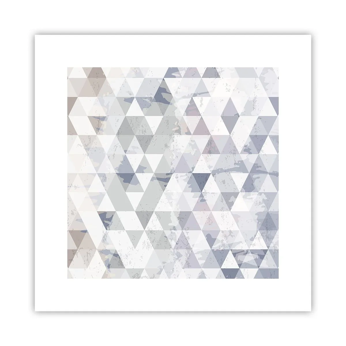 Affisch - Trianglar - 30x30 cm