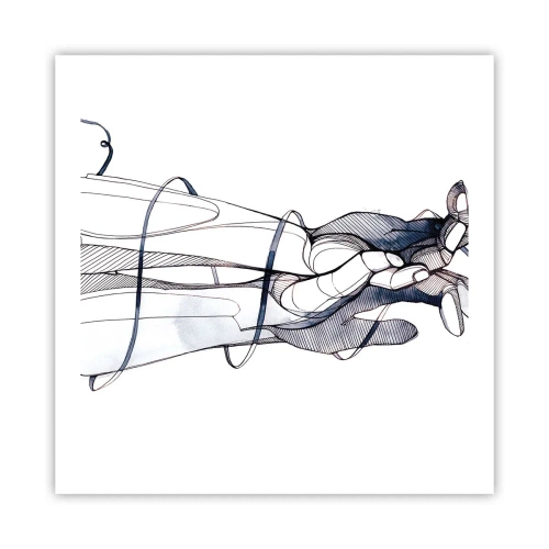 Affisch - Smekningens studie - 60x60 cm