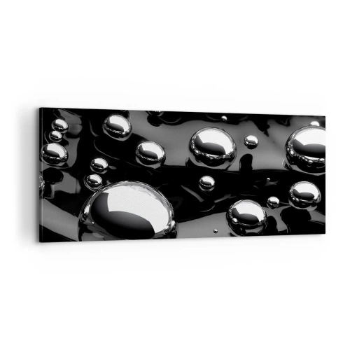 Canvastavla - Bild på duk - Ur svarta massan - 100x40 cm