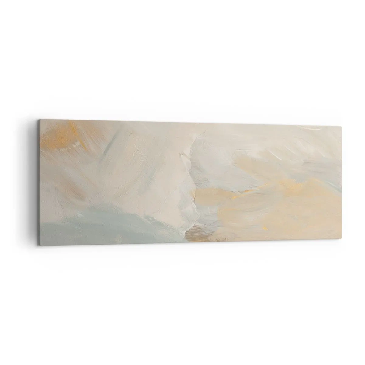 Canvastavla - Bild på duk - Abstraktion - ett land av mildhet - 140x50 cm