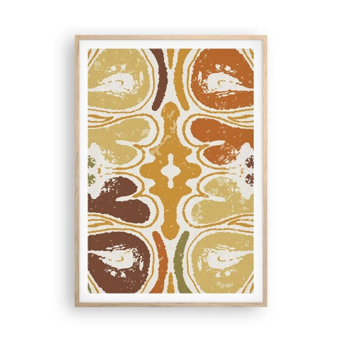 Affisch i ram av ljusek - Sentimental abstraktion - 70x100 cm