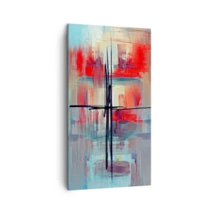 Canvastavla - Bild på duk - Landskap i en okänd dimension - 45x80 cm