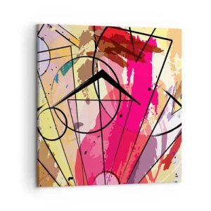 Canvastavla - Bild på duk - Explosion  - 60x60 cm