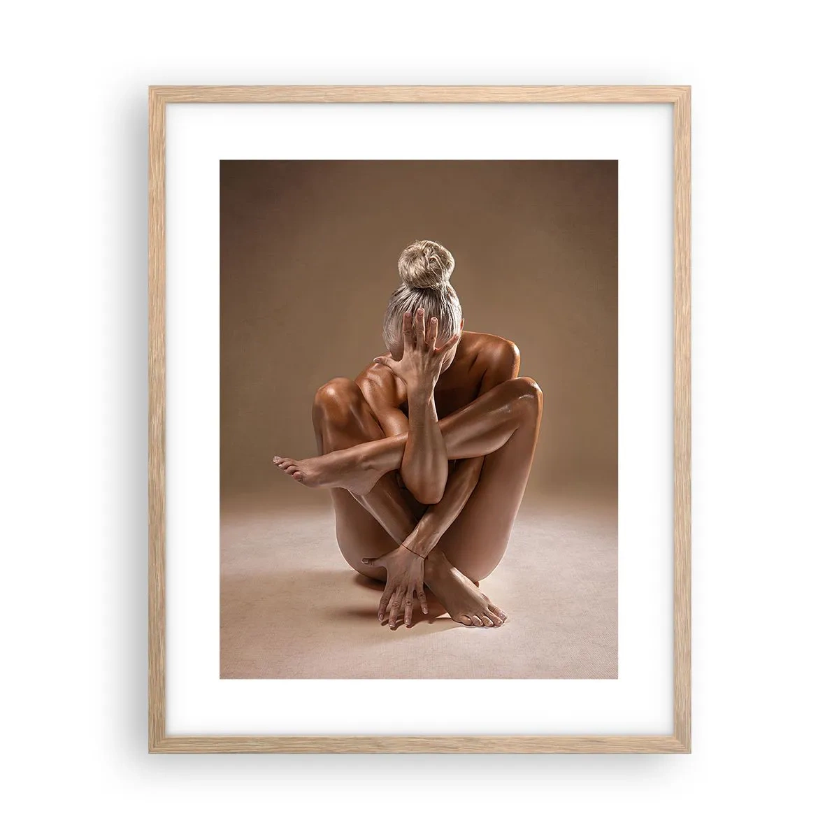 Affisch i ram av ljusek - Kroppens och själens enighet - 40x50 cm