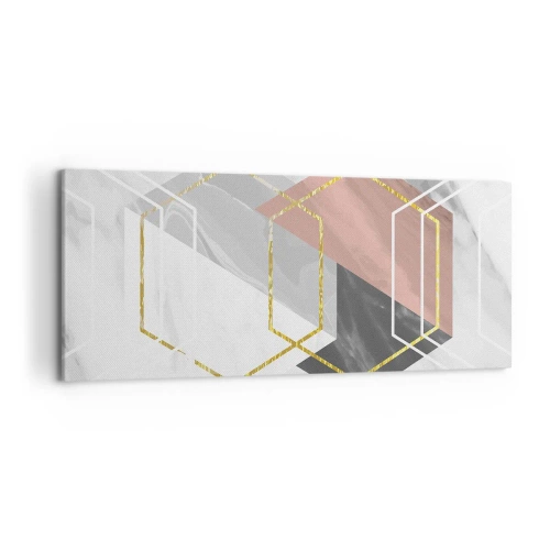 Canvastavla - Bild på duk - Kedjekomposition - 120x50 cm