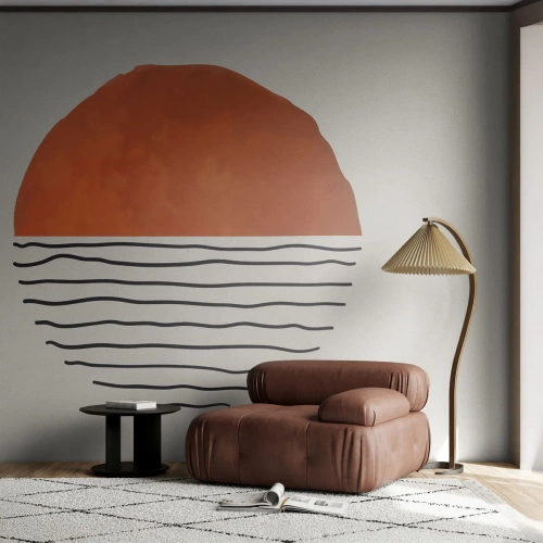 Fototapet på mått Premium Canvas - I japansk stämning - Abstraktion, Bit, Minimalism