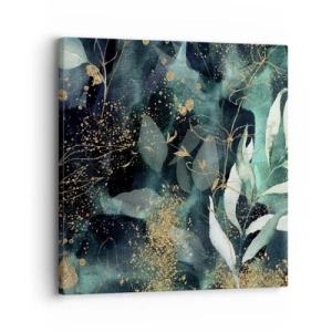 Canvastavla - Bild på duk - Förtrollad trädgård - 30x30 cm