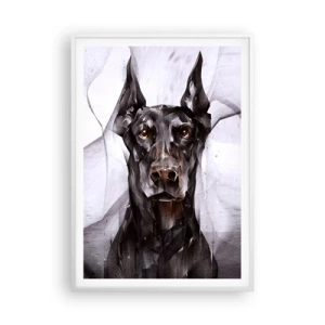 Affisch i vit ram - Rasren - 70x100 cm