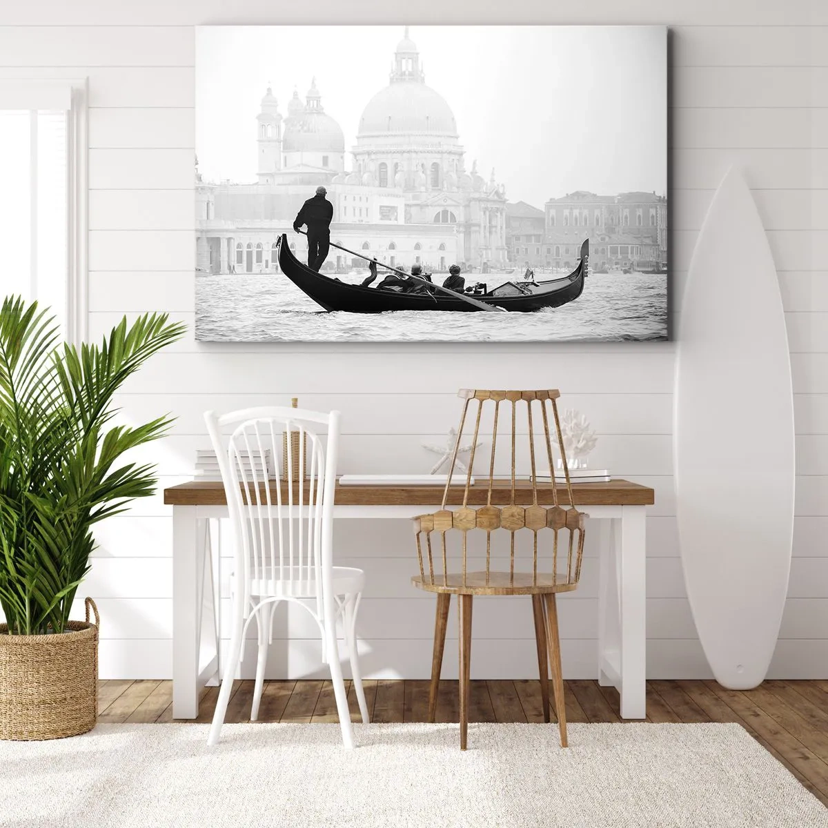 Canvastavla - Bild på duk - En resa till skönhetens källa - 70x50 cm