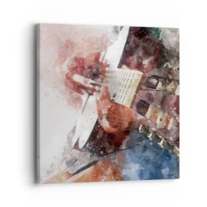 Canvastavla - Bild på duk - Vad tycker du om det? - 30x30 cm