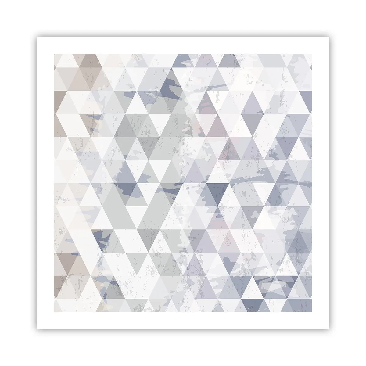 Affisch - Trianglar - 60x60 cm