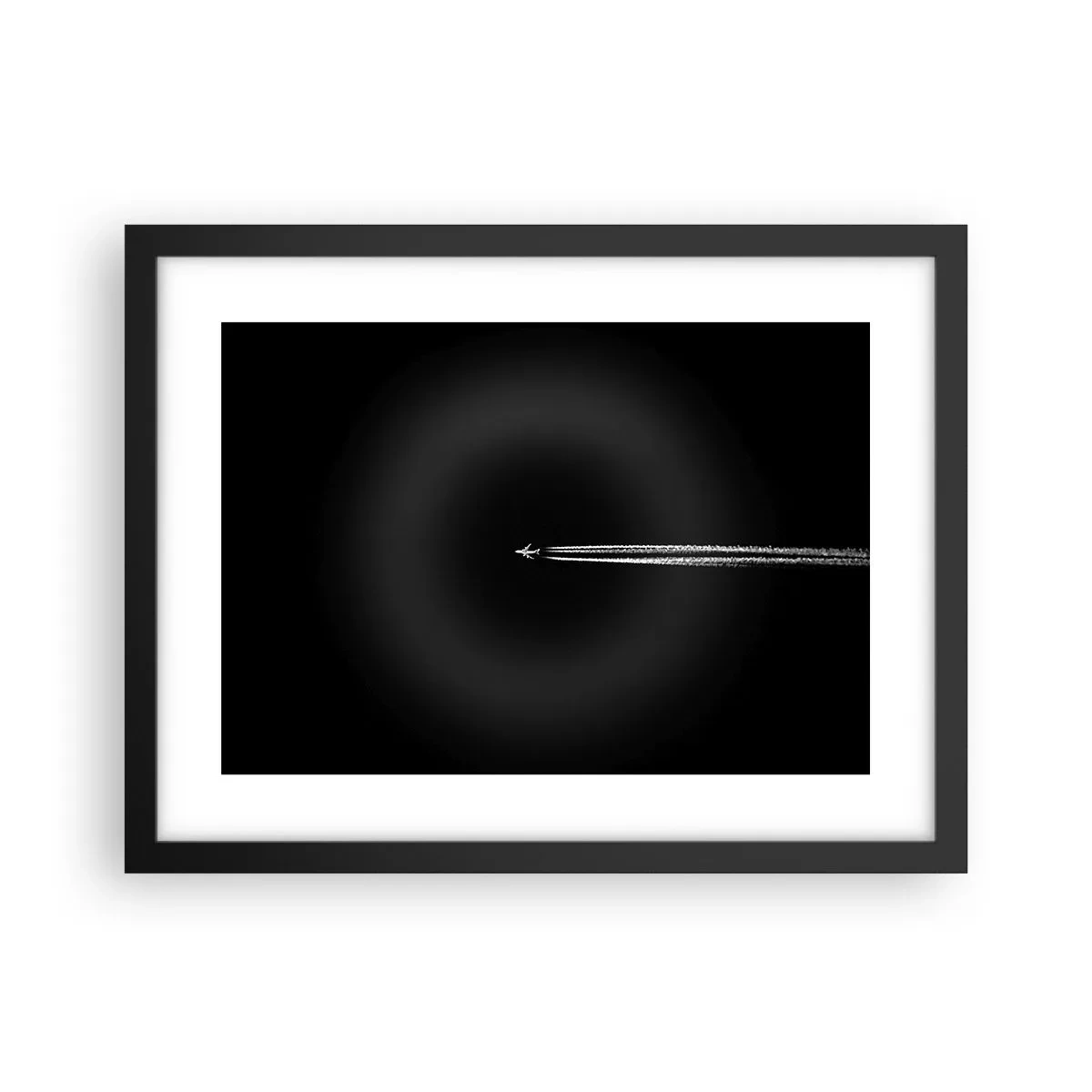 Affisch i svart ram - I en annan dimension - 40x30 cm