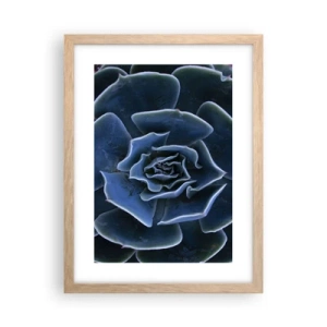 Affisch i ram av ljusek - Öknens blomma - 30x40 cm