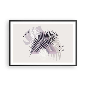 Affisch i svart ram - Skuggans skugga - 91x61 cm