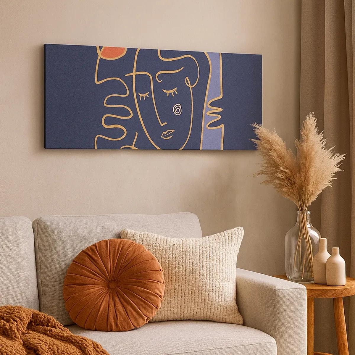 Canvastavla - Bild på duk - I drömmarnas värld - 30x30 cm