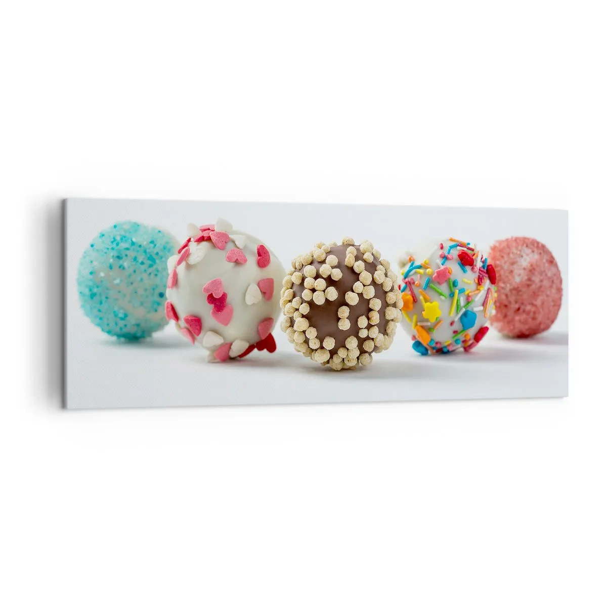 Canvastavla - Bild på duk - Livet kan vara sött - 140x50 cm