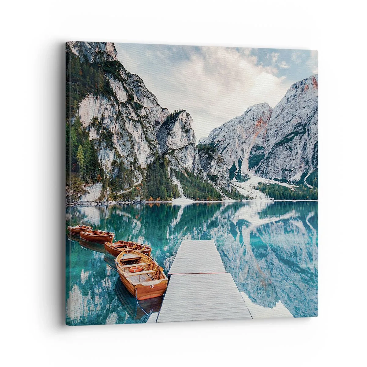 Canvastavla - Bild på duk - Vi visar dig skönhet - 40x40 cm