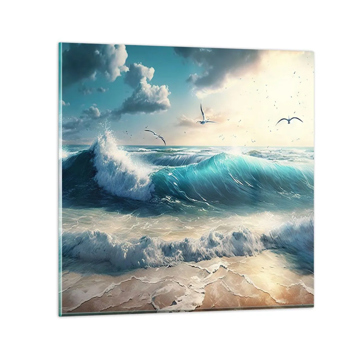 Glastavla - Bild på glas - Ljuder endast för dig - 60x60 cm