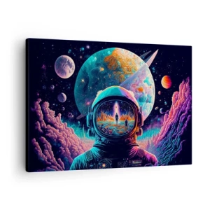 Canvastavla - Bild på duk - Filosofer har aldrig drömt - 70x50 cm