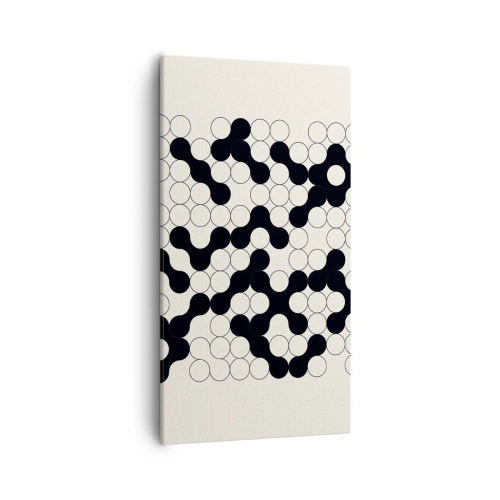 Canvastavla - Bild på duk - Kinesiskt spel - variation - 55x100 cm