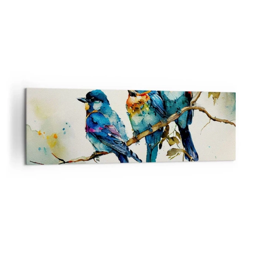 Canvastavla - Bild på duk - Sur? - 160x50 cm