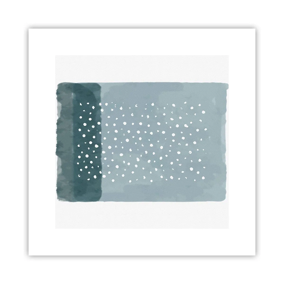 Affisch - Uppstådda ur det blåa - 30x30 cm