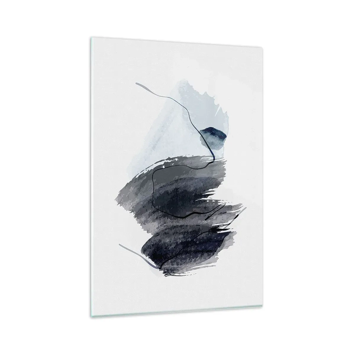 Glastavla - Bild på glas - Intensitet och rörelse - 80x120 cm