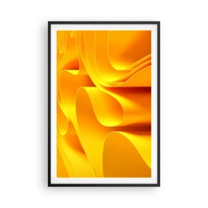 Affisch i svart ram - Som solens vågor - 61x91 cm