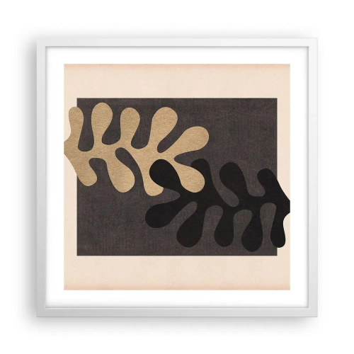 Affisch i vit ram - Brist och komplettering - 50x50 cm