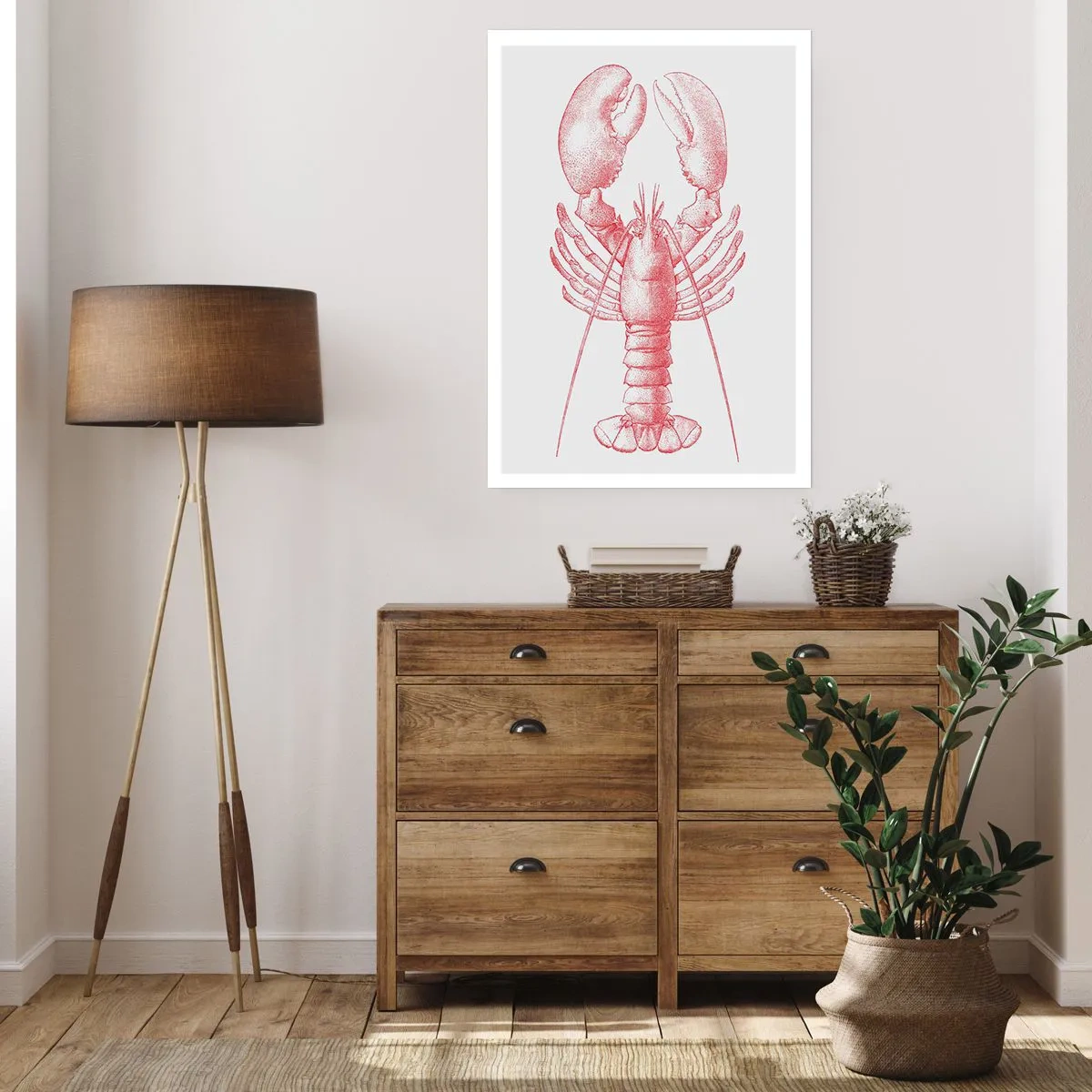 Affisch - Hummer värdig Homer - 40x50 cm