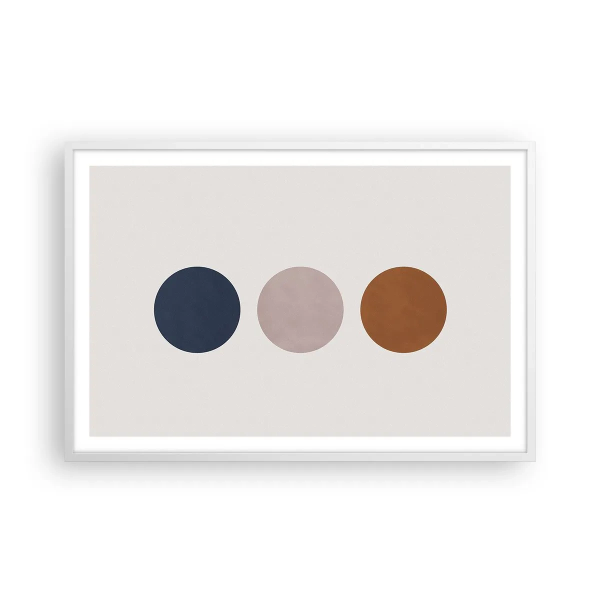 Affisch i vit ram - Perfektionens symbol - 91x61 cm