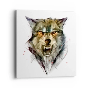 Canvastavla - Bild på duk - Stå stilla! - 40x40 cm