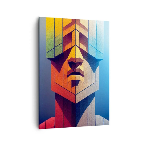 Canvastavla - Bild på duk - En man med principer - 50x70 cm